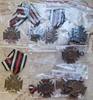 Deutschland - 14x Ehrenkreuz des Weltkriegs 10x für Frontkämpfer, mit Schwertern (5x mit Band); 4x für Teilnehmer, -