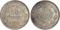 Deutschland - Kaiserreich 50 Pfennig - Wilhelm II., 1888-1918. Kursmünze. Selten. Jaeger 15. -
