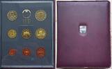 Österreich - Euro 1 Cent - 2 Euro, offiz. Kursmünzens. d. Münze Österreich, 10 Jahre €, Zertifikat -