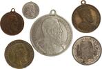 Deutschland/Kaiserreich - Lot Medaillen 6x Medaillen auf Kaiser Friedrich III (davon 2x Silber), überwiegend a. s. Tod -