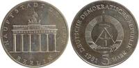 Deutschland - DDR 5 Mark - Brandenburger Tor, Kursmünze, J 1536 -