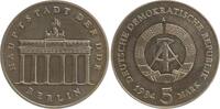 Deutschland - DDR 5 Mark - Brandenburger Tor, Kursmünze, J 1536 -