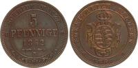 Deutschland - Sachsen 5 Pfennige - Johann, 1854-1873 -