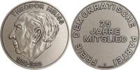 Deutschland - BRD Verdienstmedaille (v. Hofstätter, Bonn), versilbert, FDP, 25 Jahre Mitglied, Theodor Heuss -