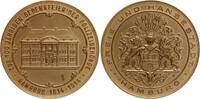 Deutschland - Bronzemedaille zur Gedenkfeier 100 Jahre Polizeibehörde Hamburg (1814-1914) -