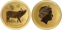 Australien 100 Dollars - Lunar, 1 Unze Gold, Jahr des Schweins / Pig -