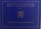 Vatikan 2 Euro - 80. Geburtstag Papst Benedict XVI. In orig.-Folder. -