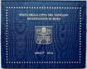 Vatikan 3,88 Euro - Franciscus. KMS In orig.-Folder. -