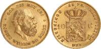 Niederlande 10 Gulden Willem III., 1849-1890. -