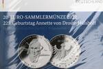 Deutschland 20 Euro - 225. Geburtstag Annette von Droste-Hülshoff, Originalverpackt, mit Folie -