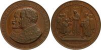 Preußen - Berlin Bronzemedaille Friedrich Wilhelm III., 1797-1840. (v. C. Pfeuffer). 300 Jahre Reformation. -
