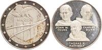 Deutschland Silbermedaille - Apollo 16 / XVI, Mondlandung, Young, Duke, Mattingly -