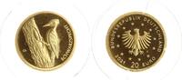 Deutschland 20 Euro BRD, Heimische Vögel - Schwarzspecht, in Münzkapsel mit Zertifikat -