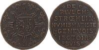 Schweiz - Genf Bronzejeton Stroehlin, Paul Frederik Charles, 1864-1908. Schweizer Numismatiker -