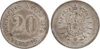 Deutschland - Kaiserreich 20 Pfennig - kleiner Adler. -