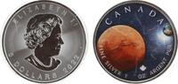 Kanada 5 Dollars - Sonnensystem - Mars, coloriert/farbe, in Kapsel mit Zertifikat -