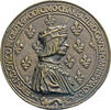 Frankreich - Bronzemedaille - Einseitig, (1499/1500, v. Saint Priest) auf König Ludwig XII - -