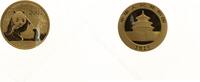 China 200 Yuan - 1/2 Unze Gold, Panda, originalverschweißt -