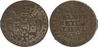 Padaborn - Bistum 1/12 Taler Franz Arnold von Wolff-Metternich zur Gracht (1704-1718). -