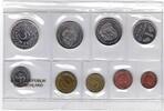 Deutschland - BRD 10,68 DM - Kursmünzensatz KMS 1 Pfennig bis 5 Mark -