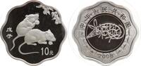China 10 Yuan - Lunar, Jahr der Maus / Ratte -