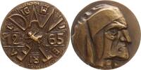 Tschechien/Böhmen - Bronzemedaille (1965) a. d. 700. Geburtstag v. Dante Alighieri -
