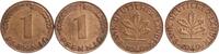 Deutschland 2x 1 Pfennig - Bank Deutscher Länder -
