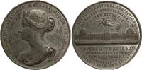 Großbritannien Zinnmedaille - Victoria, 1837-1901. (v. Ottley) International Exhibition 1862. Selten! -