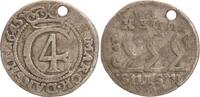 Norwegen - Glückstadt 2 Mark Christian IV., 1588-1648. Gekreuzte Zainhaken, Münzmeister Jacob Schwieger -