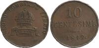 Mailand - Lombardei-Venetien 10 Centesimi Franz Joseph I., 1848-1859. Cu-10 Centesimi. -