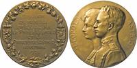 Belgien Bronzemedaille - Albert I., 1909-34. (v. Drevreese) Hochzeit Prinz Leopold u Astrid v. Schweden -
