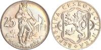 Tschechoslowakei 25 Korun - 2. Republik, 1945-1960. 10. Jahrestag des slovakischen Nationalaufstandes -