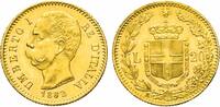Italien 20 Lire - Umberto I., 1878-1900. -