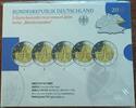 Deutschland - Euro 2-Euro-Sammlermünzenset - Bundesländer - Sachsen - Dresdner Zwinger, ADFGJ -