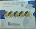 Deutschland - Euro 2-Euro-Sammlermünzenset - Bundesländer - Berlin - Schloss Charlottenburg, ADFGJ -