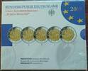 Deutschland - Euro 2-Euro-Sammlermünzenset - 30 Jahre Mauerfall - ADFGJ - OVP in Folie -