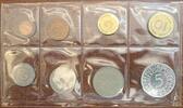 Deutschland - 8,68 DM Kursmünzensatz 1968 G, BRD, OVP, 2 Pfennig Bronze (nicht magnetisch) -
