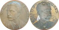 Deutschland - Relief-Plakette Großes, einseitiges Bronzeguss-Medaillon a. Carl Albrecht Petersen, Unikum, rar -