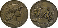 Frankreich Bronzemedaille - (v. Henri Dubois). Preismedaille des Kriegsministeriums, Concours de Tir -