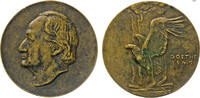 Deutschland - BRD Bronzegussmedaille - (v. Richard Scheibe) Johann Wolfgang von Goethe, 200. Geburtstag. Sehr Selten! -