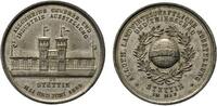 Stettin Zinnmedaille - Allgemeine Gewerbe und Industrieausstellung, Landwirtschaft, Tierschau -