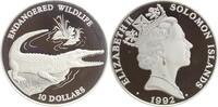 Solomon Islands - 10 Dollars Endangered Wildlife - Krokodil -