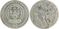 Ruanda 50 Amafaranga - African Ounce, 1 Unze Silber -