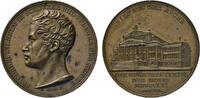 Deutschland - Berlin Bronzemedaille - Friedrich Wilhelm III. (V. König u. Loos) Wiederaufbau des Schauspielhauses -