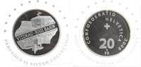 Schweiz - 20 Franken Vitznau-Rigi Bahn - in Fabulous 12 Silver Collection Kapsel -