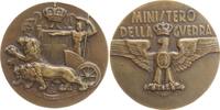 Italien - Bronzemedaille Vittorio Emanuele III., 1900-1943. Verdienstmedaille d Verteidigungsministeriums -