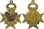Freimaurer - Messing-Kreuz handgefertigt, mit aufgesetzten Totenköpfen. Mittelstück fehlt. Rs. Kreuzgravur -