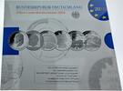 Deutschland 6x 10 Euro BRD Set im orig.-Folder -