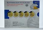 Deutschland 5x 2 Euro BRD Bayern, Set im orig.-Folder -