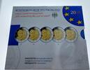 Deutschland 5x 2 Euro BRD 100. Geburtstag Helmut Schmidt, Set im orig.-Folder, in Folie -